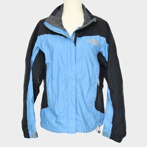 NORTH FACE Women's HyVent Blue Waterproof Jacket Size M